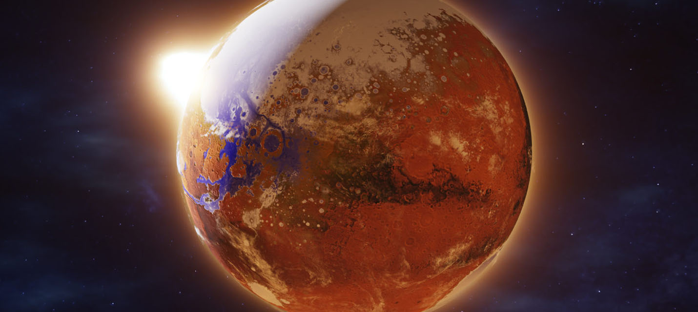 Изображение к Скоро Марс в Surviving Mars можно будет озеленить