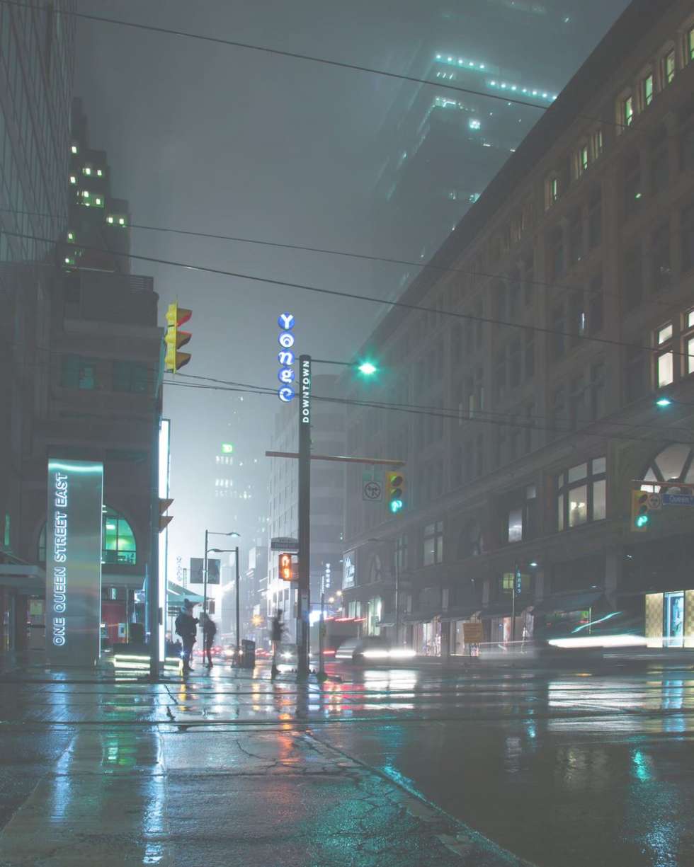 Сегодняшний Торонто выглядит почти как город из Cyberpunk 2077