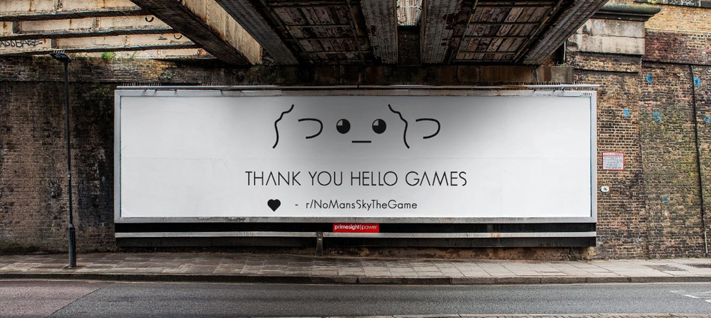 Hello what happened. Billboard. Hello games. Billboard Design. Билборд гора море.