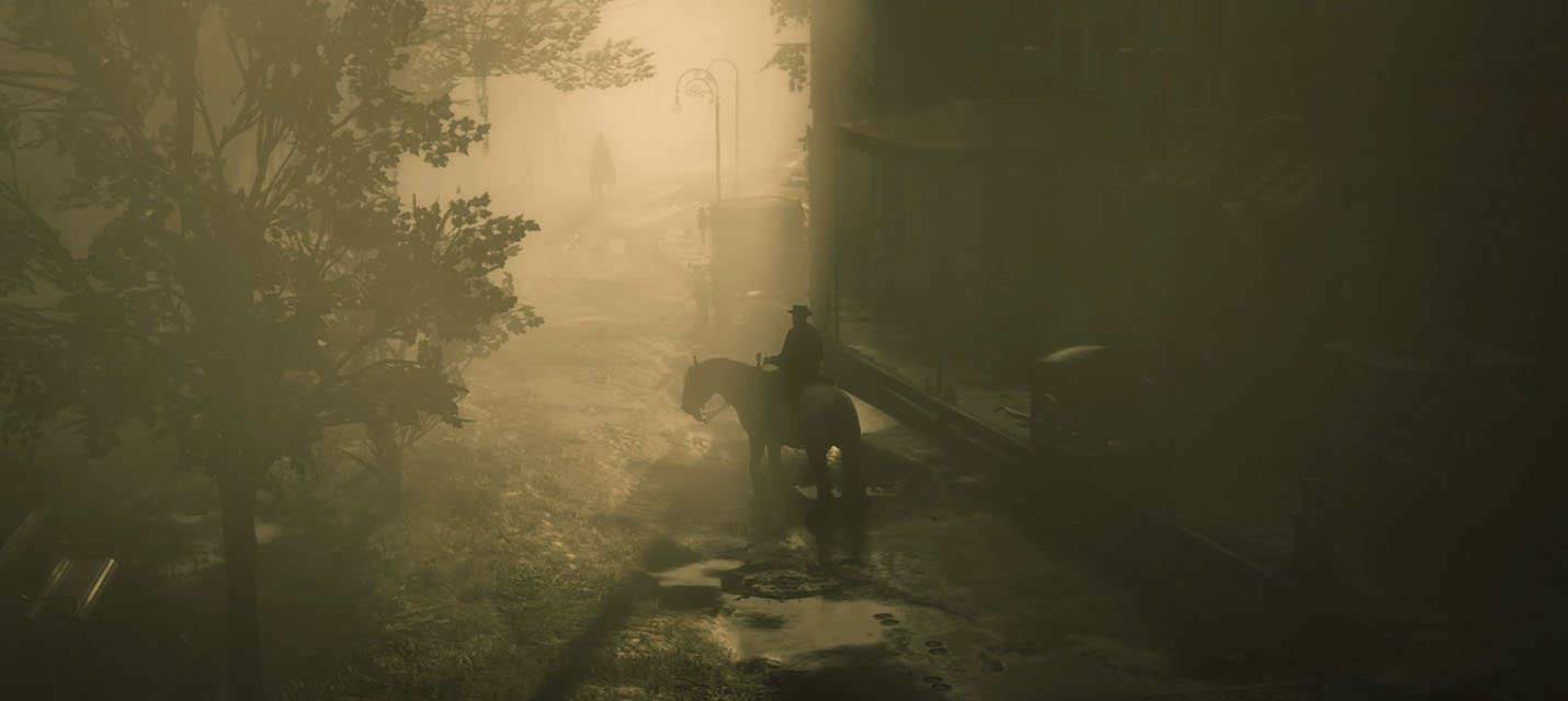 Изображение к В Red Dead Redemption 2 заметили либо призрака, либо хорошо замаскировавшегося кролика