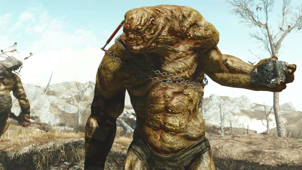 Моддер выпустил для Fallout 4 набор HD-текстур для оружия, силовой бро