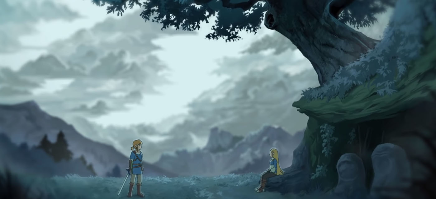 Изображение к Художники из Кореи превратили The Legend of Zelda: Breath of the Wild в аниме
