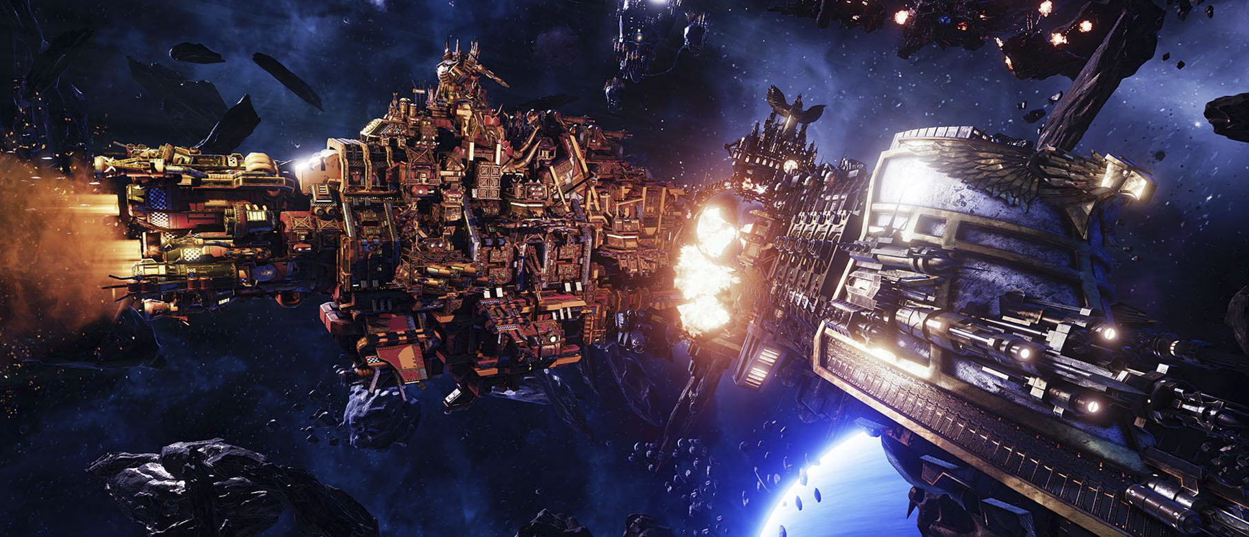 Изображение к Новый трейлер Battlefleet Gothic: Armada демонстрирует Имперский флот