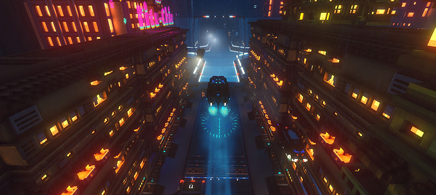 Кубический киберпанк-экшен Cloudpunk выйдет на PS4, Xbox One и Switch ...