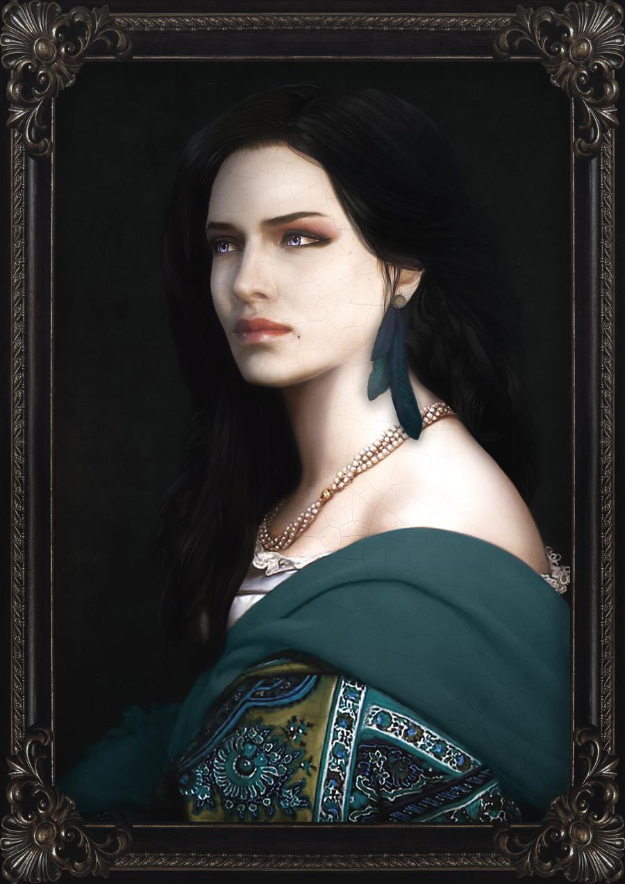 Лади Галбадия, Мона Мидна и портрет Темерской дворянки - художница рис