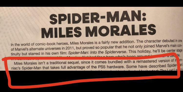 Слух: Miles Morales выйдет вместе с ремастером Marvel's Spider-Man