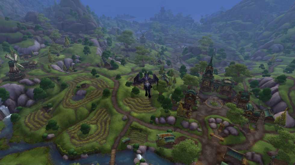 Скриншоты World of Warcraft: Shadowlands с трассировкой лучей и без