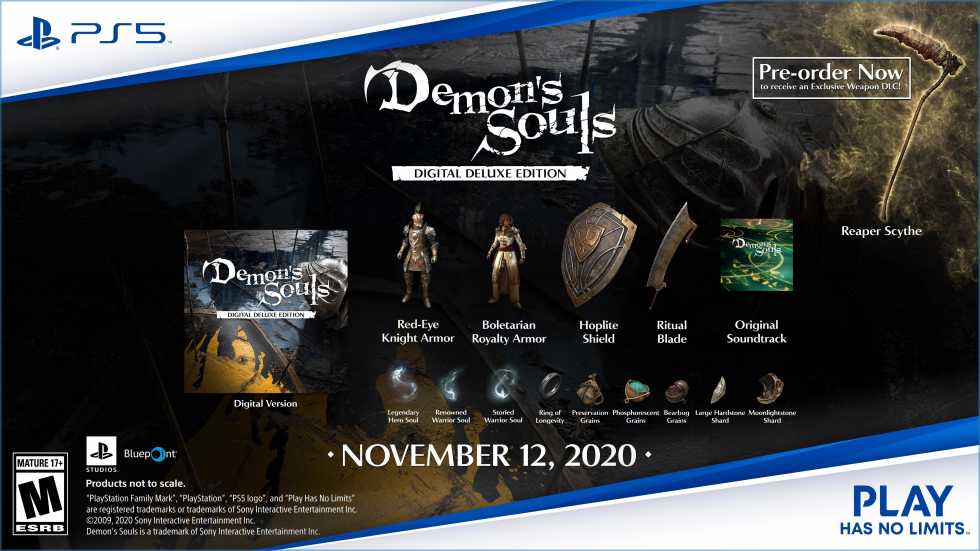 Новый скриншоты и детали Deluxe-издания ремейка Demon's Souls