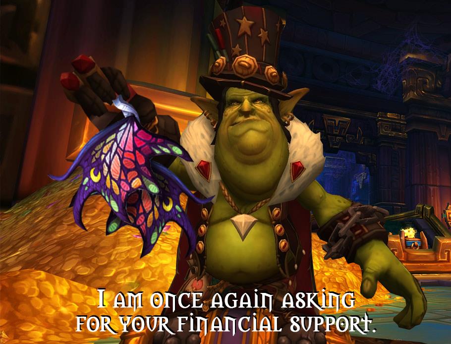 В World of Warcraft появились смехотворно дорогие крылья феи