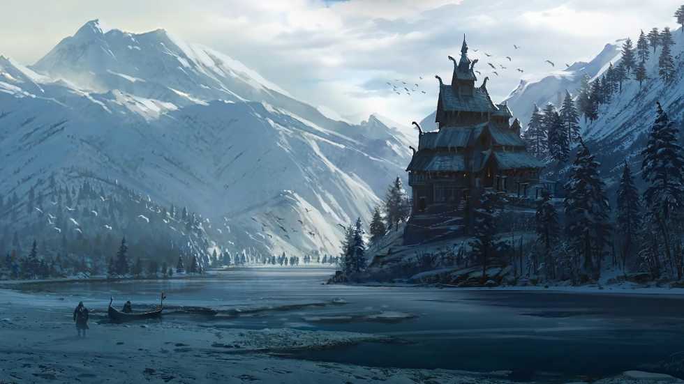 Бескрайние просторы и снега на новых концепт-артах Assassin’s Creed:
