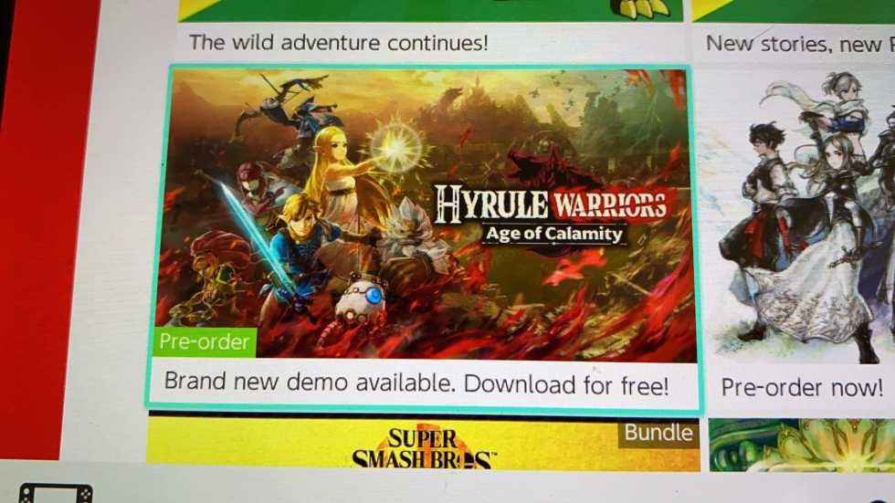 Hyrule Warriors: Age of Calamity получит демо-версию