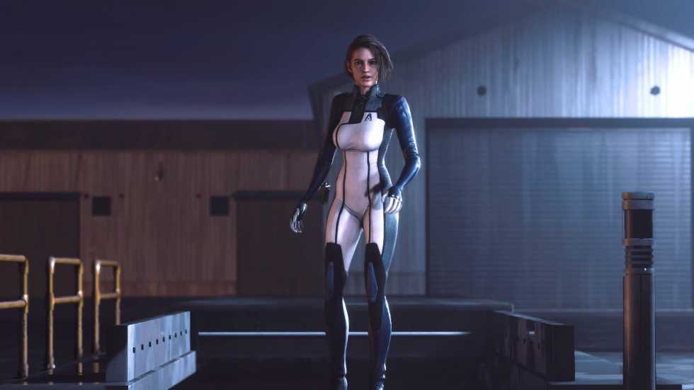 Для Джилл из ремейка Resident Evil 3 сделали костюм СУЗИ из Mass Effec