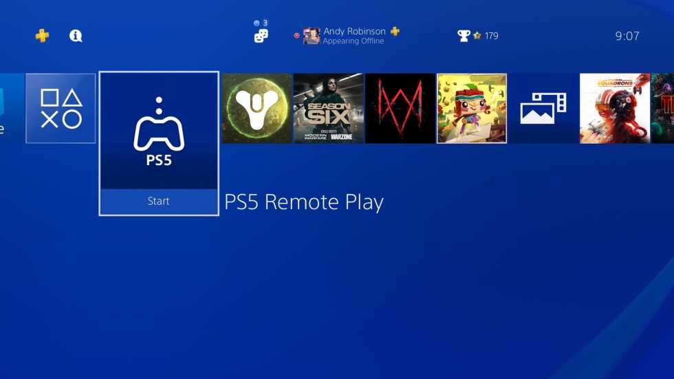 Владельцы PlayStation 4 смогут управлять своей PlayStation 5 удаленно