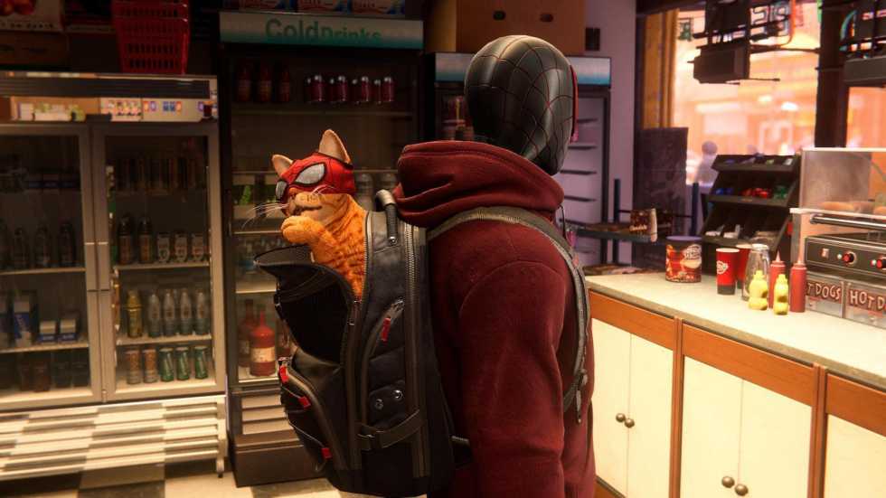 Как открыть костюм с котом в Spider-Man: Miles Morales