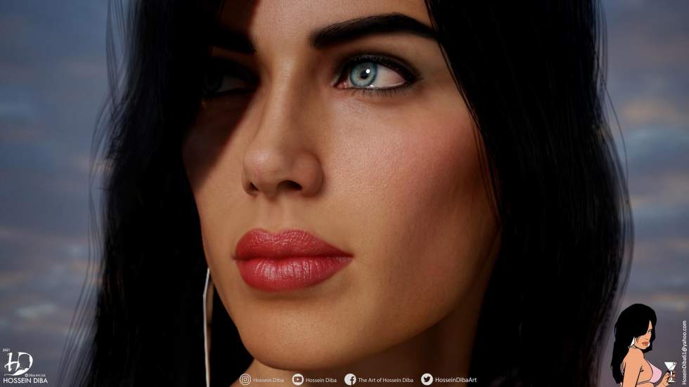 Художник создал 3D-модель девушки с экрана загрузки Grand Theft Auto: