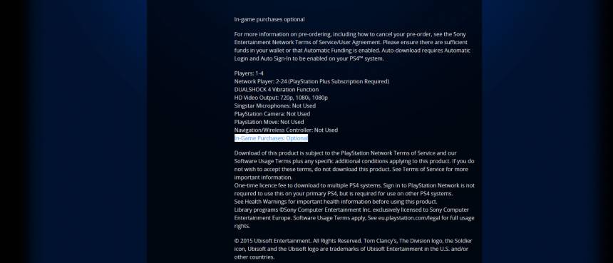 Ubisoft - The Division будет включать необязательные микроплатежи - screenshot 1