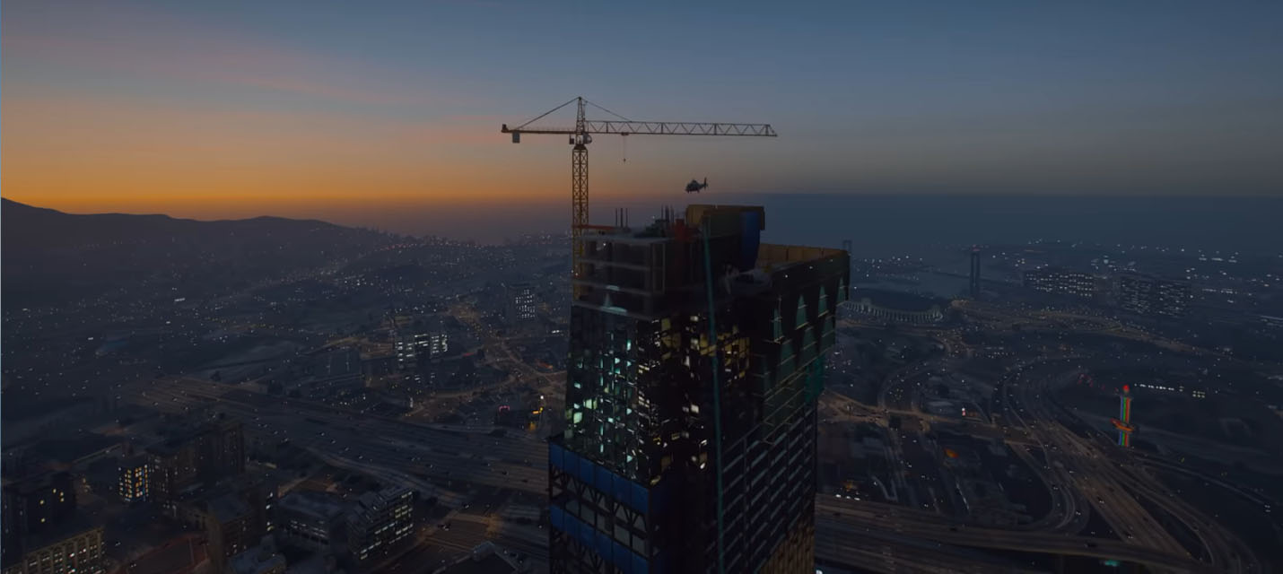 Изображение к Моддеры достраивают небоскрёб в Grand Theft Auto V и готовят масштабный мод-дополнение