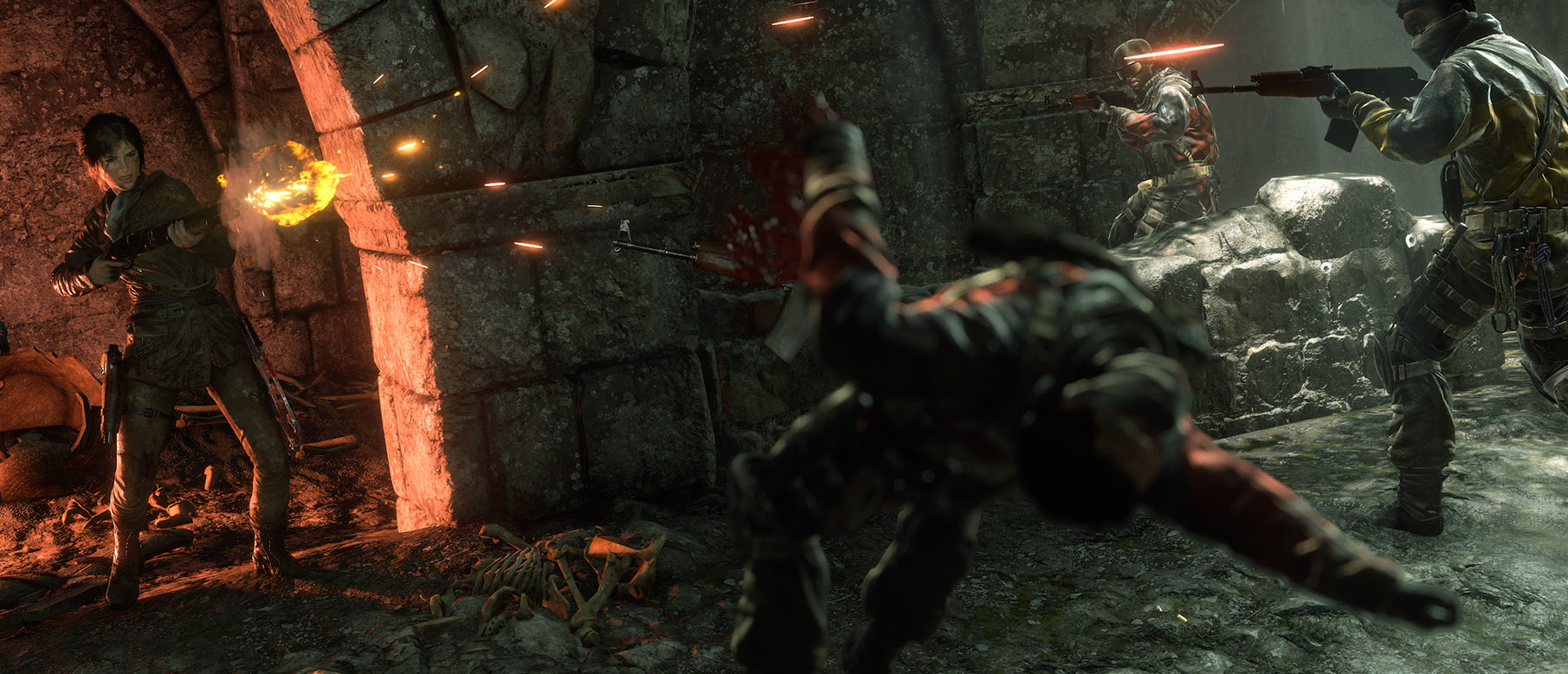 Изображение к Шикарные скриншоты Rise of the Tomb Raider сравнение PC, Xbox One и Xbox 360 версий