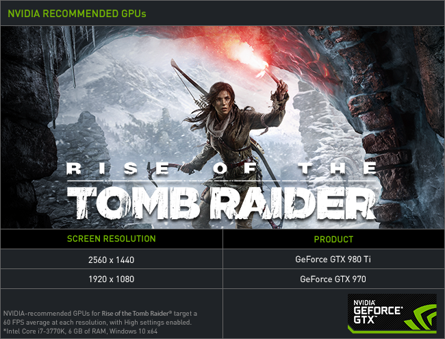 Rise of The Tomb Raider - Еще 2 скриншота Rise of the Tomb Raider, GTX970 рекомендуемая GPU для 60FPS - screenshot 1