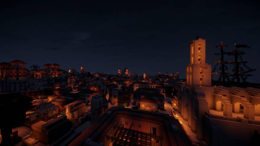Игры - Гавана из Assassin's Creed IV, воссоздана в Minecraft - screenshot 8