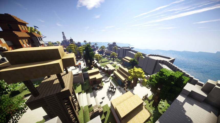 Игры - Гавана из Assassin's Creed IV, воссоздана в Minecraft - screenshot 3