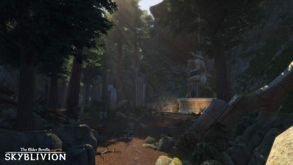 Великий и Осенний лес на скриншотах масштабной модификации Skyblivion
