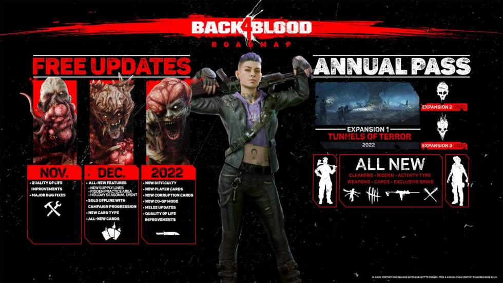 Первый расширение для Back 4 Blood начнет выходить в 2022 года