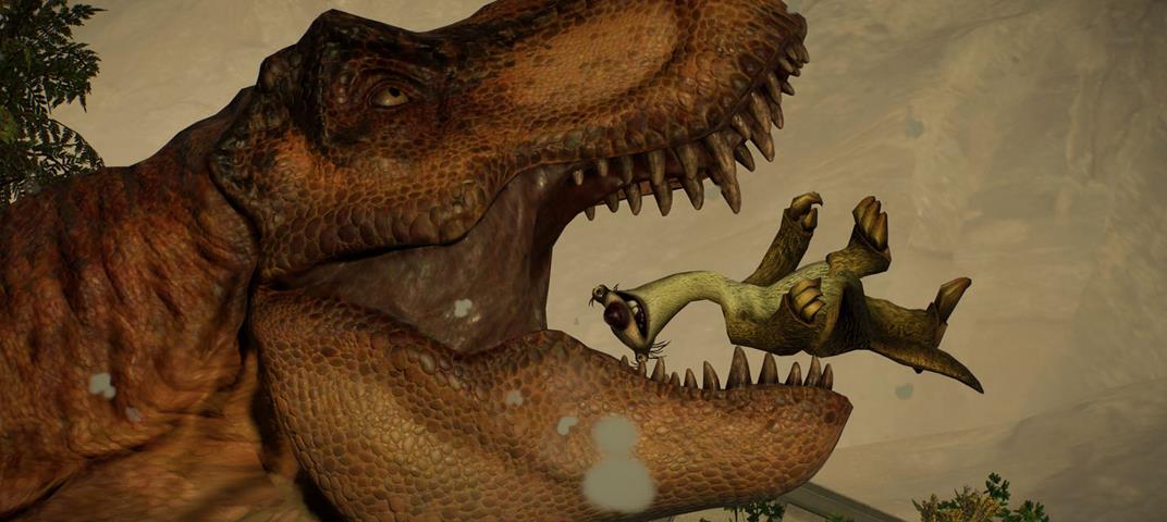 Изображение к Кто-то заменил некоторых динозавров в Jurassic World Evolution 2 на персонажей «Ледникового периода»