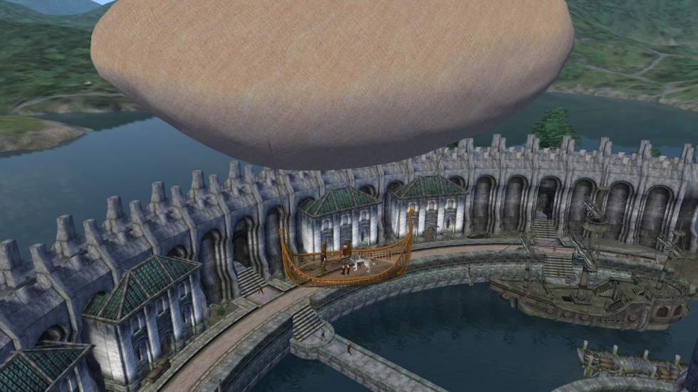 Мод позволяет подняться в небо Сиродила в TES IV: Oblivion на дирижабл