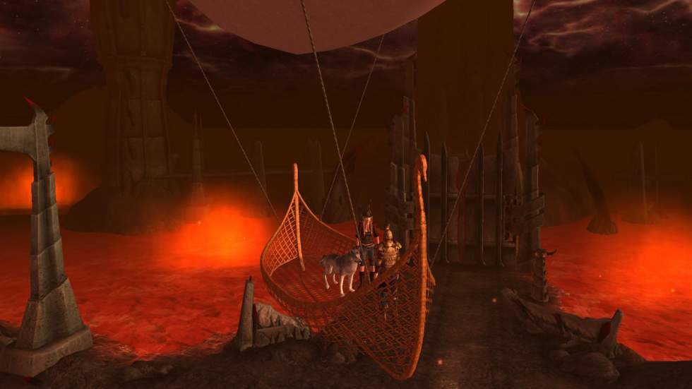 Мод позволяет подняться в небо Сиродила в TES IV: Oblivion на дирижабл