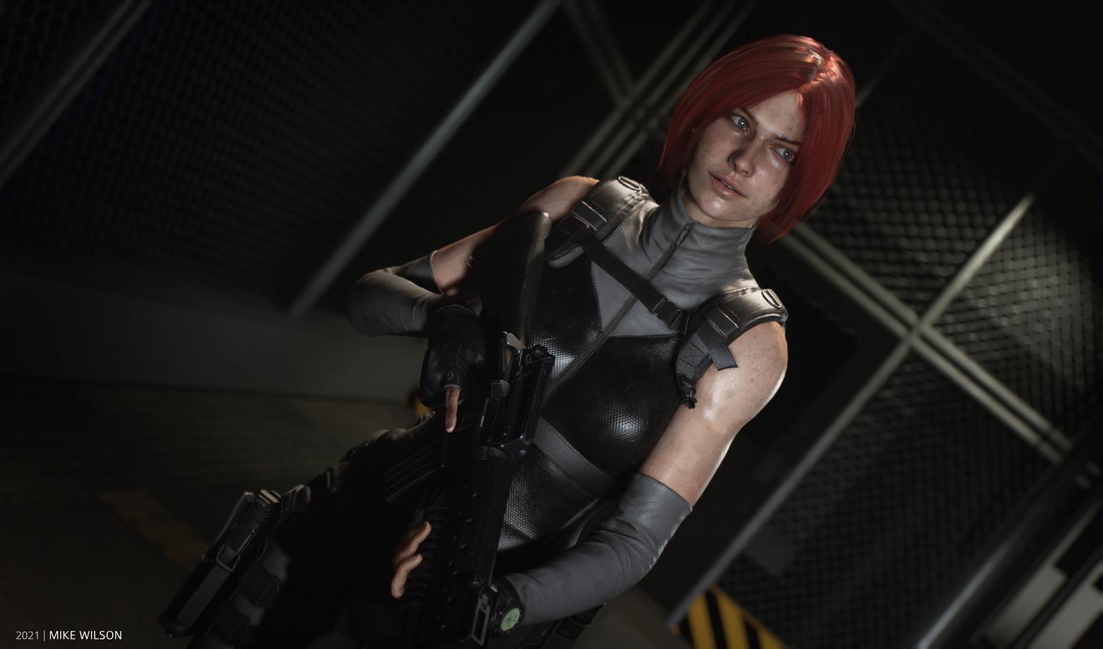 Художник воссоздал Регину, протагониста Dino Crisis, на Unreal Engine 5.