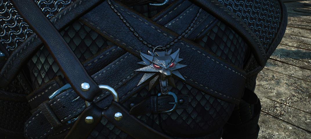 Изображение к С модом медальон Геральта в The ​​Witcher 3: Wild Hunt реагирует на монстров