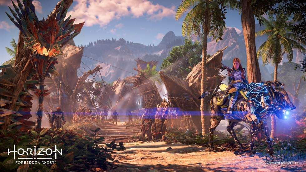 Первый геймплей Horizon Forbidden West с PS4 Pro