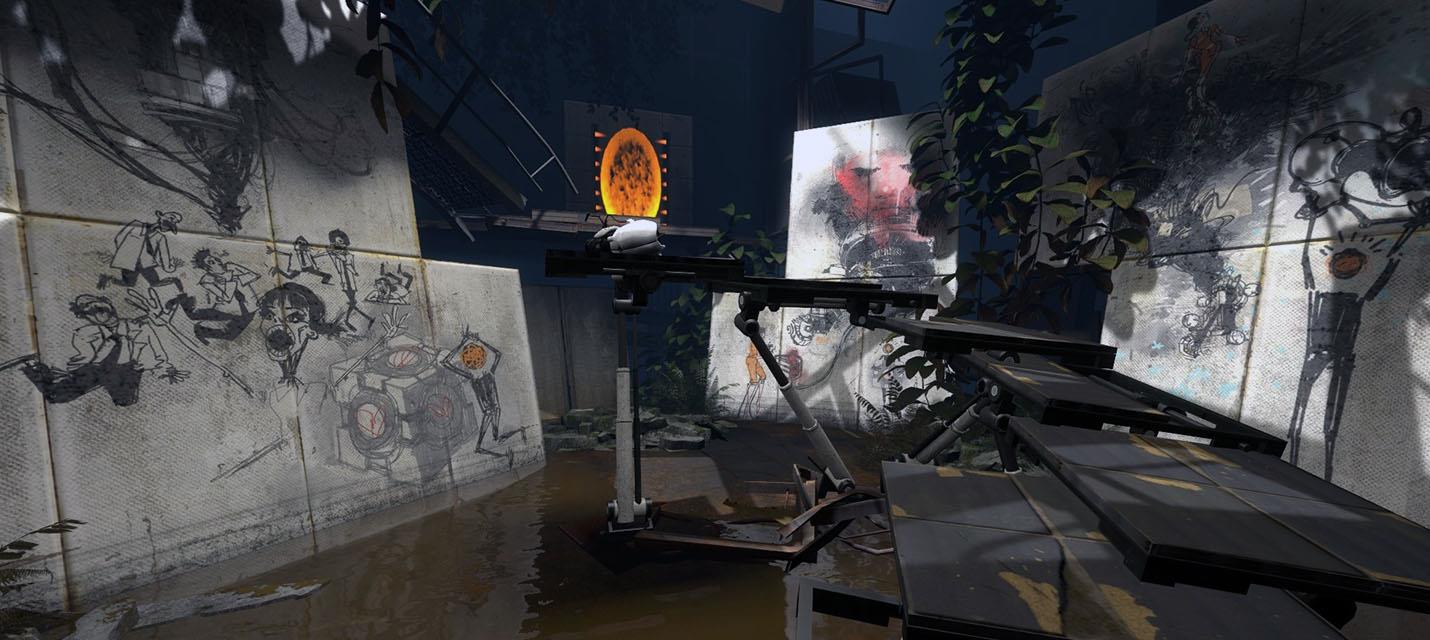 Изображение к Взгляните на жонглирование в виртуальной реальности сквозь порталы из Portal