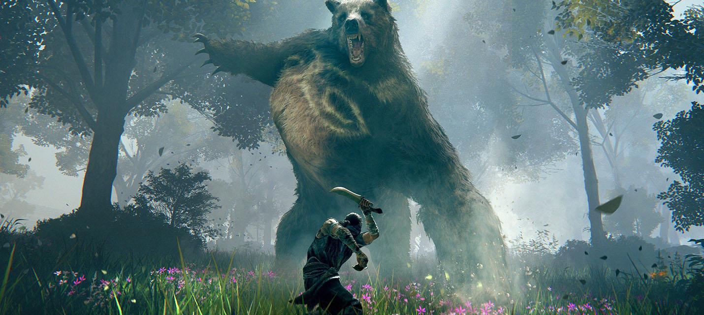 Изображение к Обнимашки с гигантским медведем в новом геймплее Elden Ring