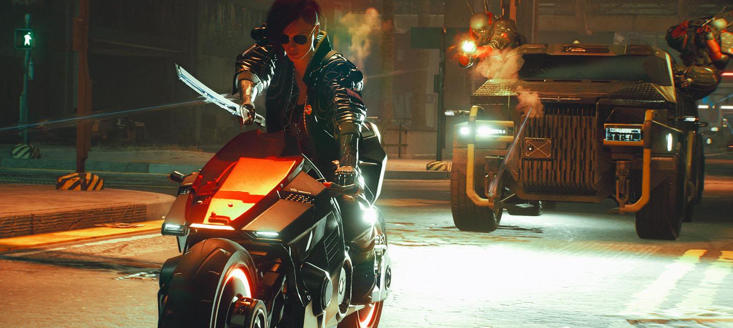 Изображение к В Cyberpunk 2077 появились автомобильные погони и адекватная полиция