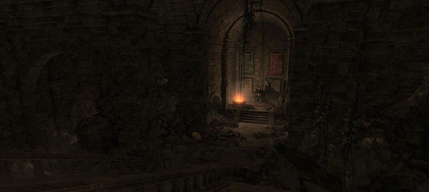 Изображение к Мрачные подземелья на новых кадрах Skyblivion, фанатского ремейка TES IV: Oblivion