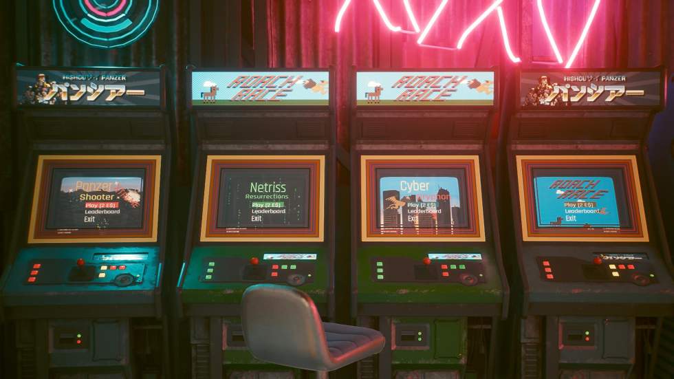 Cyberpunk 2077 - Теперь в аркадные автоматы в Cyberpunk 2077 можно играть - screenshot 1