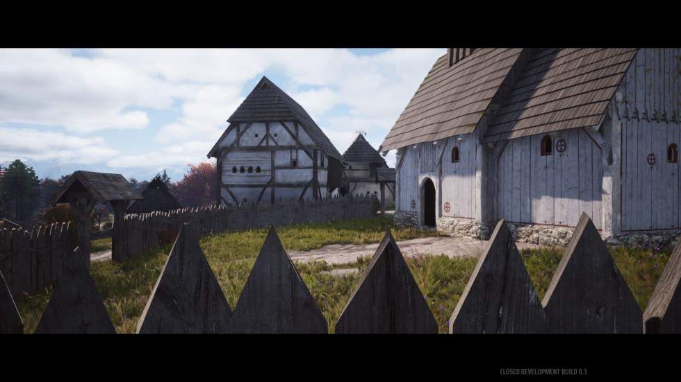 Безлюдная деревня на новых кадрах средневековой стратегии Manor Lords