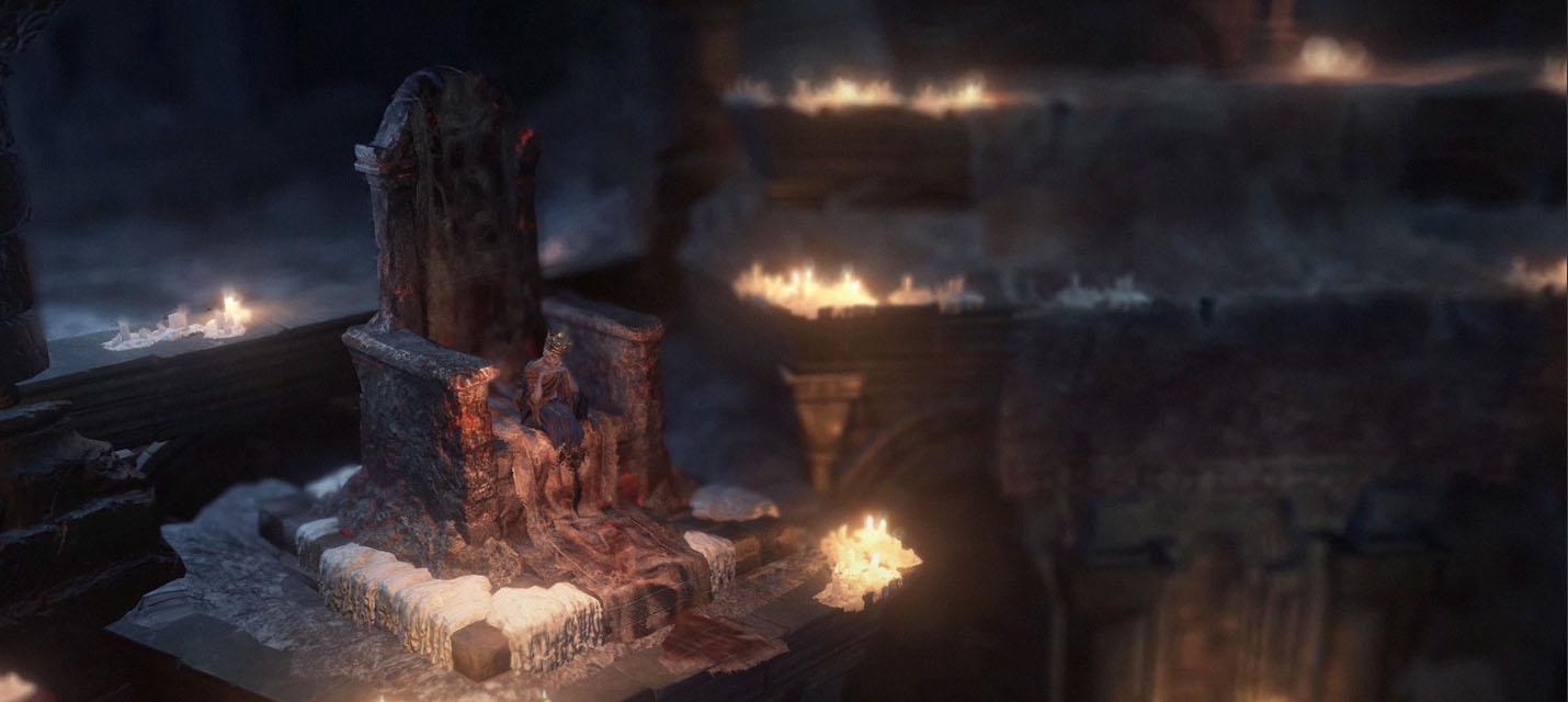 Изображение к «Миниатюрный Лотрик» - локации Dark Souls III сняли в технике тилт-шифт