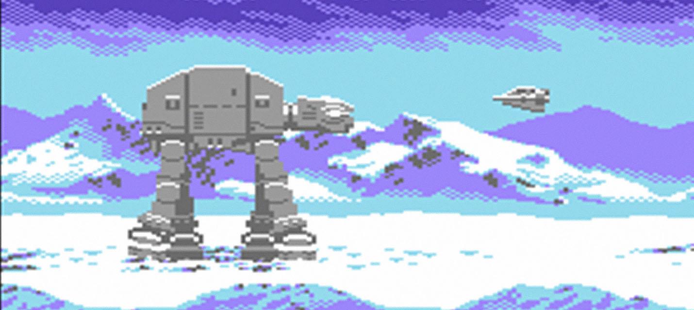 Изображение к Фанаты выпустили обновленную версию Empire Strikes Back для Commodore 64