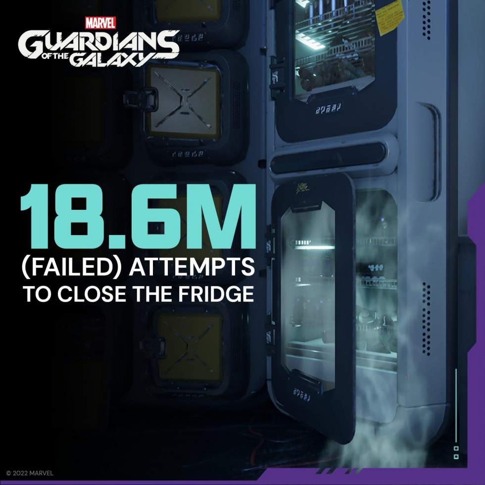 Eidos Montreal - Игроки закрыли неисправную дверцу холодильника в Marvel's Guardians of the Galaxy более 18 миллионов раз - screenshot 1