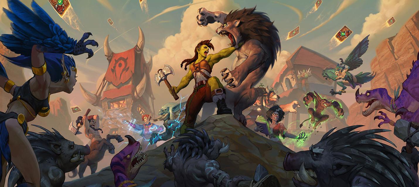 Изображение к Видео: концепт аркадного зала в World of Warcraft с Warcraft II и другими играми Blizzard
