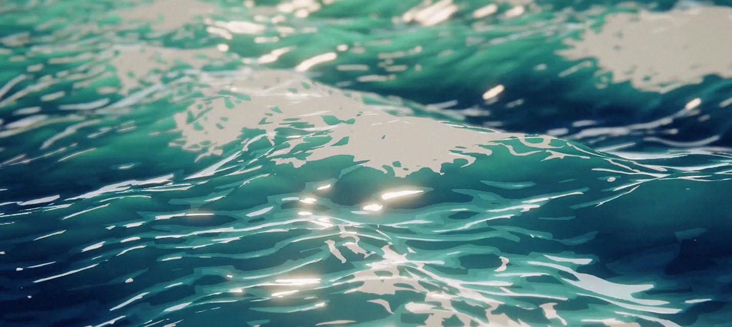 Изображение к Видео: Стилизованный шейдер океана, созданный в Unity