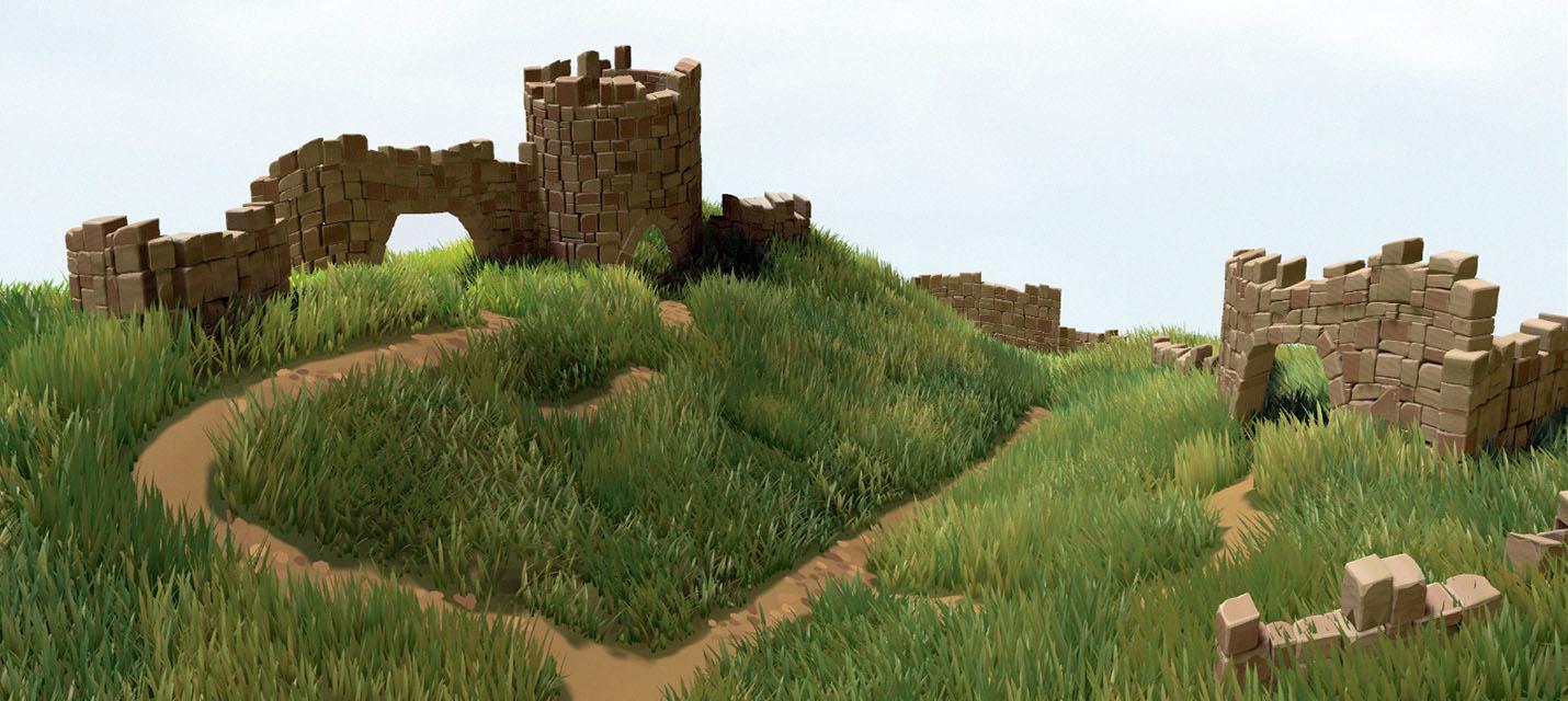 Изображение к Видео: песочница о создании милых крепостей-диорам