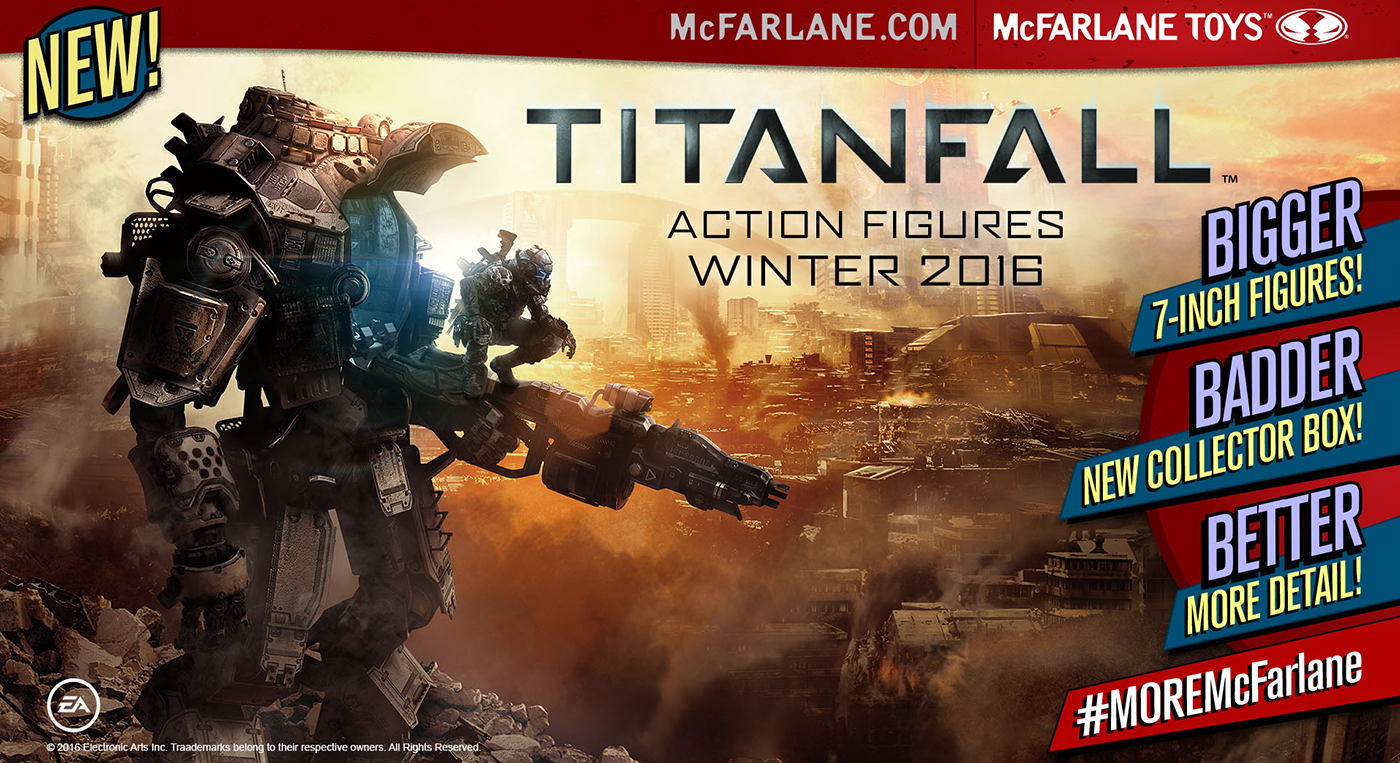 McFarlane начнет продавать фигурки Titanfall 2, одновременно с релизом игры  Зимой 2016 — Rampaga