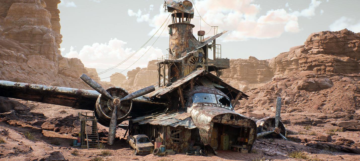 Изображение к «Пустошь, Когти Смерти и высокополигональный Ник» - «концепт-трейлер» Fallout на Unreal Engine 5