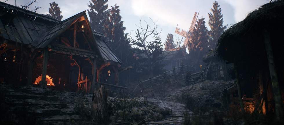 Unreal Engine - Уютно и мрачно — художник по свету Electronic Arts создал на Unreal Engine 5 деревню в духе The Witcher 3: Wild Hunt - screenshot 1