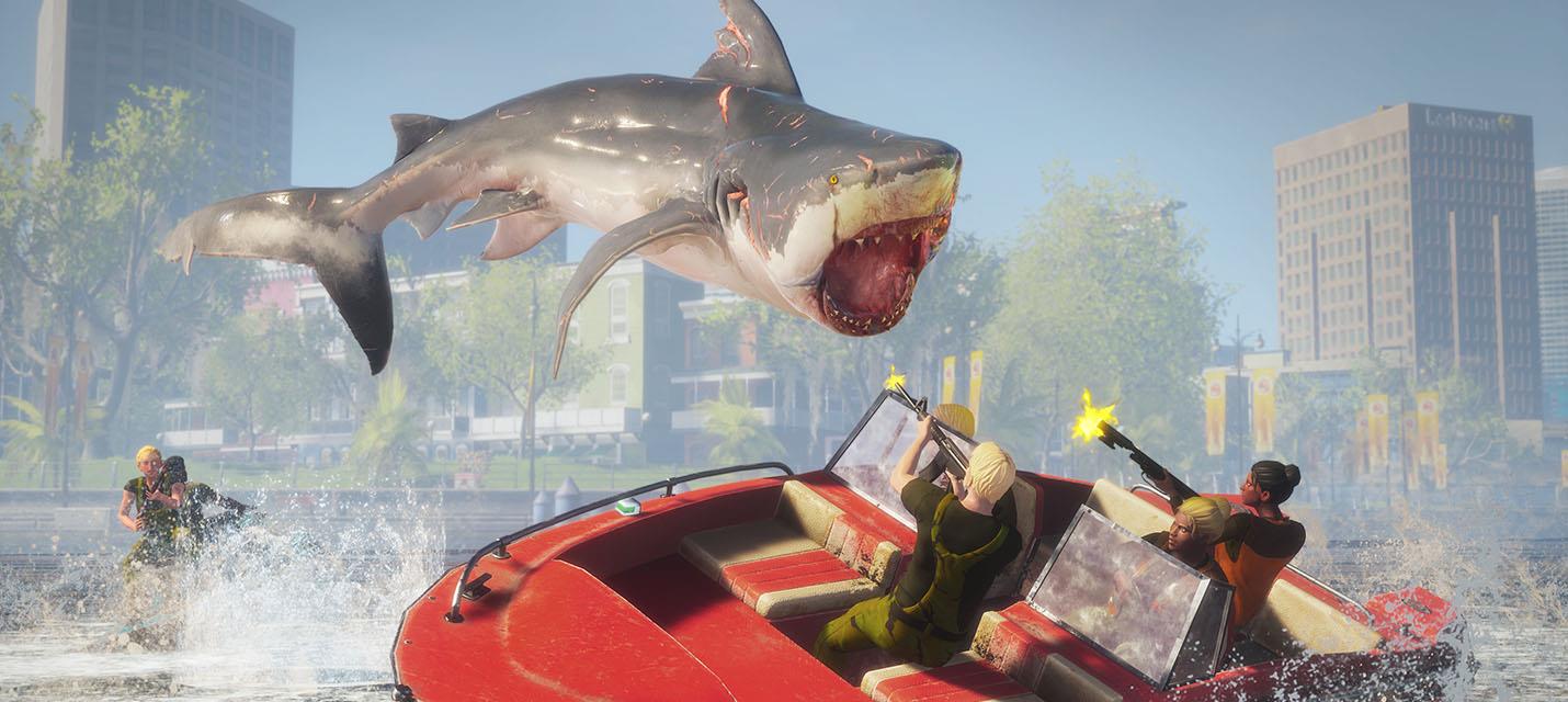 Изображение к Maneater, экшен про акул-людоедов, раздают в Epic Games Store