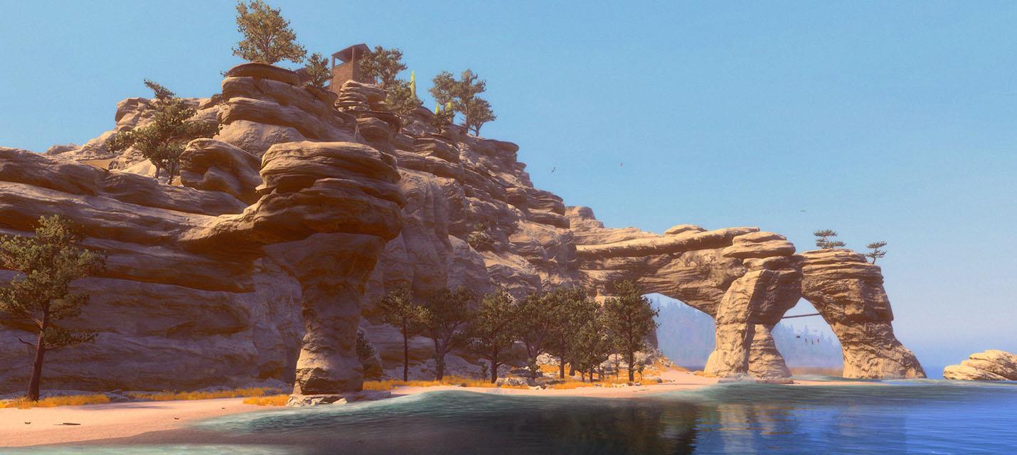 Изображение к «Солнце и песок» — скриншоты Золотого берега из модификации Skyblivion